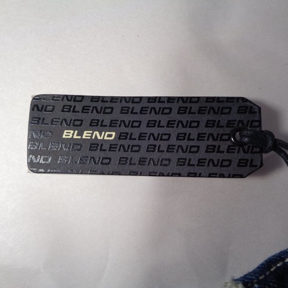 Blend Size 30W 29L REGULAR FIT Blue Cotton New Button Fly Men's Jeans - Picture 13 of 14